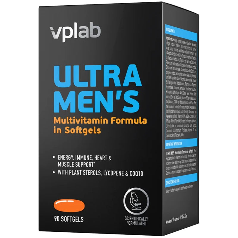 VPLAB Ultra Men's Multivitamin Formula 90 softgels