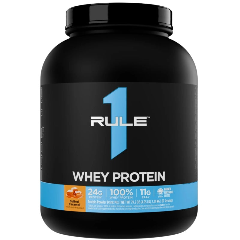 RULE1 Whey Protein 5 lbs (2250g) 68 serv Frozen Banana