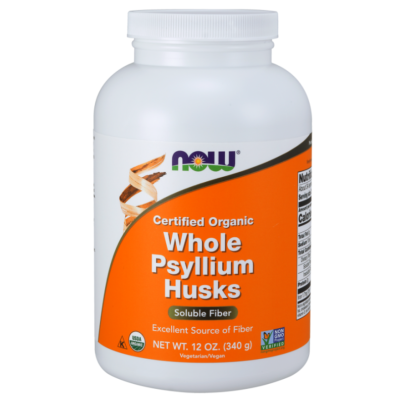 NOW FOODS Hele Psyllium Husks Pulver - 340 gram