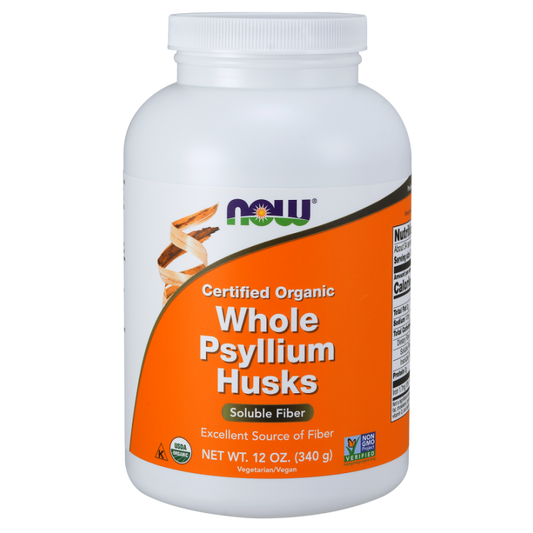 NOW FOODS Hela Psylliumfröskal Pulver - 340 gram
