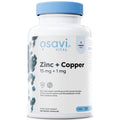 OSAVI Zinc + Copper 15mg + 1mg - 120 vegan caps